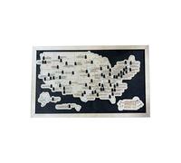 Halloween Haunted Places Adventure Map - Spooky Travel Guide to America's Most Terrifying Locations