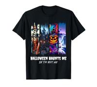 Halloween Haunts Me (in The Best Way) Paint Stroke Design T-Shirt