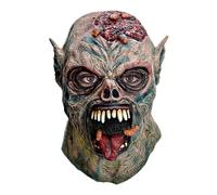 Halloween Head, Latex Hood Costume, 9.06x11.42 Inches Realistic Scary Design and Comfortable Wear, Role Play Prop for Haunted House, Theme Park, Room Decor, Performances