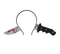 Halloween Headband Bloody Scary Funny Props | Halloween Emotion Costume for Haunted House Trick Dress Up Cosplay Theater School Play Theme Park Holiday Photo