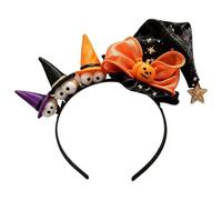 Halloween Headband, Witch Hat Pumpkin Ghost Bat Party Hair Accessory | Multiple styles available: witch hat, pumpkin, ghost, bat and more. Cute and funny, mix and match for different outfits.