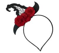 Halloween Headbands, Witch Devil Horns Headband, Bat Wing Hair Clip, Pointed Mini Witch Hat Witch Accessories, Party Cosplay Hairpin, Costume for Costume Halloween Cosplay (B)