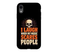 Halloween Headphones I Laugh When My Music Scares People Case for iPhone XR