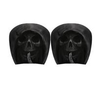 Halloween Headrest Covers for Cars - Halloween Head Rest Protector Skull De