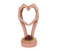 Halloween Heart Hand Figure Gothic Decoration, Horror Sculpture | Haunted Resin Party Themes, Creative Gift Idea Home Decor Scary for Living Room, Bedroom