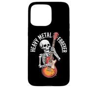 Halloween Heavy Forever Skeleton Guitar Rock Case for iPhone 15 Pro Max