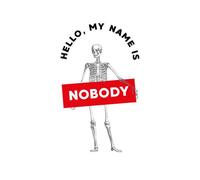 Halloween Hello, My Name Is Nobody Women's T-Shirt - White - XL - White