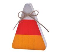 Halloween Hello Pumpkin 3D Pumpkin Wood Sign - Wooden Tabletop Fall Signs - Fall Home Décor for Autumn Outdoor Wolf Statues and Sculptures (B, 10x7. 5x1. 8cm)