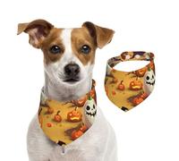 Halloween Holiday Dog Bandanas,Summer Bandanas for Dogs Washable Adjustable Dog Triangle Scarf Bibs Cute Pet Bibs for Medium Large Dogs Puppy and Cats Medium