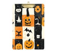 Halloween Holiday Vector Illustration Clip Board Organization Standard Hole for Nurses House Contractor Size 9 x 12