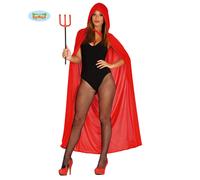 Halloween Hooded Fancy Dress Red Cape Book Day Fairytale Cloak 130cm One Size fg