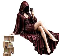 Halloween Hooded Reader Figure Faceless Robe Lady Fantasy Figurine