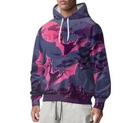 Halloween Hoodie Men Casual Sweatshirts For Men Uk Pleated Hooded Jumpers Long Sleeve Pullovers Winter Warm Sweatshirt Sports Sweatshirt Sweatshirts Lightweight Casual Sweatshirt Vintage Hoodies