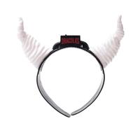 Halloween Horns Headband - Flashing LED Horns Headband | Festive Cosplay Accessory - Adjustable Light Headband 18 x 19 cm Lightweight ABS Costume Adult Child Party Carnival Evening
