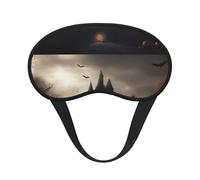 Halloween Horror 1 Print Sleep for Adults Comfortable Eye Mask for Travel Camping Light Blocking Nap Cover