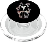 Halloween Horror Cupcake Ghost Boo Graffiti Stencil Art Cool PopSockets PopGrip for MagSafe