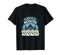 Halloween Horror Ghoul Scouts Ghost Badge Design T-Shirt