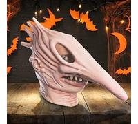 Halloween Horror Mask,Beetle Ghost Cosplay Full Head Mask Barbara,Adam Maitland Ghost Cosplay Masks Horror Funny Costume Adult Mask (A)