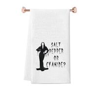 Halloween Horror Movie Gift Spooky Gift Salt Pepper Or Cranide Kitchen Towel Horror Gothic Gift (Cranide Towel EU)