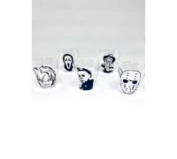 Halloween Horror Movie Plastic Shot Glasses Pack 5