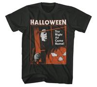 Halloween Horror Movie Pumpkin Boogie Man The Night He Came Home Men's T Shirt Black