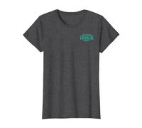 Halloween Horror Nights HHN Universal Monsters Front & Back T-Shirt, Women, Dark Heather Grey, X-Small