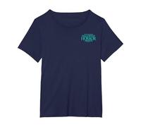 Halloween Horror Nights HHN Universal Monsters Front & Back T-Shirt, Women's Plus, Navy Blue, 4X