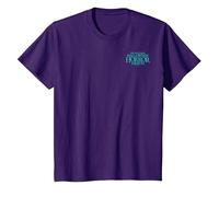 Halloween Horror Nights HHN Universal Monsters Front & Back T-Shirt, Youth, Purple, Small
