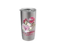 Halloween Horror Nights Mel’s Zombie Diner Front & Back Stainless Steel Insulated Tumbler