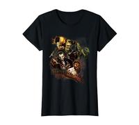 Halloween Horror Nights Universal Monsters T-Shirt, Women, Black, Large