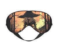 Halloween Horror Print Functionality Eye Mask Sleep Lightweight Travel Yoga Camping Outdoors Relaxation