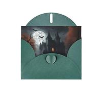 Halloween Horror Print Greeting card Blank card with envelope,Unique Designs for Festivals Invitations