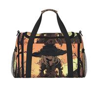 Halloween Horror Print Large Capacity Handbag Carry Bag for Weekend Getaways