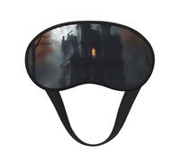 Halloween Horror Print Sleep for Adults Comfortable Eye Mask for Travel Camping Light Blocking Nap Cover