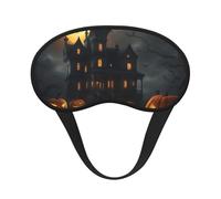 Halloween Horror Print Sleep for Adults Comfortable Eye Mask for Travel Camping Light Blocking Nap Cover
