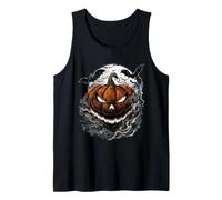 Halloween Horror Pumpkin Bats Scary Halloween Party Tank Top
