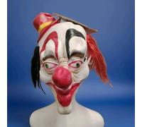 Smiffys Creepy Clown Full Overhead Latex Mask Adults Mens Fancy Dress