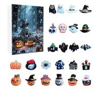 Halloween Horror , Scary Decoration Shelving Statue, 24 Days Count Ruin Figures Mantel Shelf Desktop Windowsill Decoration for Children and Adults