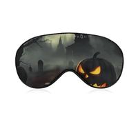 Halloween Horror Sleep Mask,Adjustable Strap Sleeping Mask, Complete Light Blocking Sleep Shade Cover,Soft Breathable Comfortable Blindfold for Women and Men