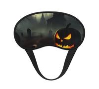Halloween Horror Sleep Mask for Women Men Eye Mask for Sleeping Light Blocking Sleeping Mask with Elastic Strap Blindfold for Flight Nap Soft Breathable Travel Eye Cover for Side Sleeper