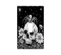 Halloween Horror Spider Decorative Light Switch Cover Plate 1 Gang Single Toggle, Aesthetic Vintage Skull Electrical Faceplate for Room, Scary Creepy Switchcover Switchplate