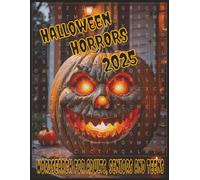 Halloween Horrors 2025: Wordsearch Puzzle with Easy-to-Read Print about Ghost, Scary Clowns, Halloween Themed and more... | 8.5x11 inches | 50+ ... ones, Graduations, Bathroom material, Office