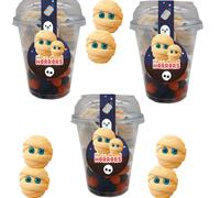 Halloween Horrors Cup - 200g - Fruity Jellies, Marshmallows & Skulls - Spooky Sweets for Sharing & Snacking - cyrlm (3 x Cup)