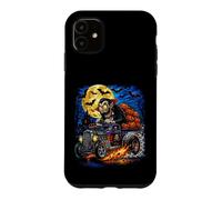 Halloween Hotrod Vampire Pumpkin Moon Vintage Monster Case for iPhone 11