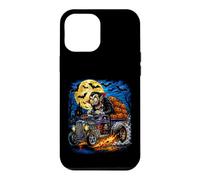 Halloween Hotrod Vampire Pumpkin Moon Vintage Monster Case for iPhone 12 Pro Max