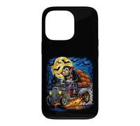 Halloween Hotrod Vampire Pumpkin Moon Vintage Monster Case for iPhone 13 Pro