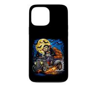 Halloween Hotrod Vampire Pumpkin Moon Vintage Monster Case for iPhone 13 Pro Max