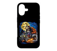 Halloween Hotrod Vampire Pumpkin Moon Vintage Monster Case for iPhone 17