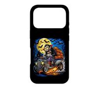 Halloween Hotrod Vampire Pumpkin Moon Vintage Monster Case for iPhone 17 Pro