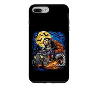 Halloween Hotrod Vampire Pumpkin Moon Vintage Monster Case for iPhone 7 Plus/8 Plus